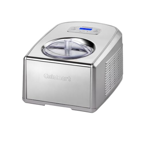 Cuisinart Ice Cream and Gelato Maker | Makes Ice Cream, Gelato, Sorbet, Frozen Yoghurt in 40 Minutes | No Need to Pre-Freeze Bowl | Stainless Ste