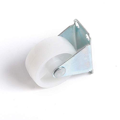 MU Swivel Castor Wheels Pp Heavy Duty Castors for Small Home Office Furniture Industrial Work Cart Separately,1.5" Fixed Stem