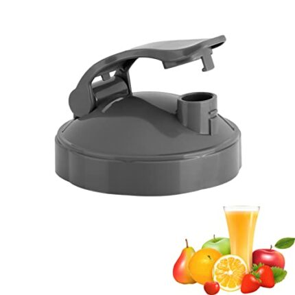 1Pc Seal Flip Top Lid Replacement for NutriBullet Blender Mixer (Grey)