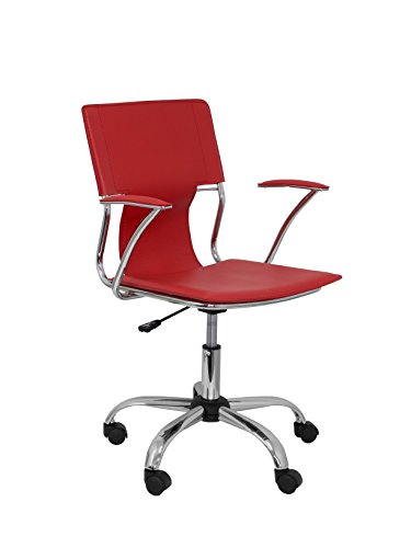 Piqueras and Crespo 214 – Ergonomic Office Chair with Fixed Arms, Adjustable Height and 360 Degree Rotating