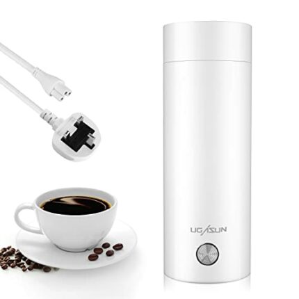 Travel Kettle, ONEVER 400ML Portable Travel Electric Kettle, 3 in 1 Mini Electric Kettle Hot Water Boiler Automatic Shut off Travel Tea Kettle fo