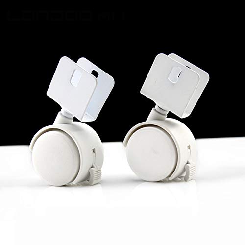 Furniture Wheels With U-Shaped Bracket, Nylon Swivel Stem Castors, Quiet Rolling, No Running Marks, No Scratches/Noise,For Home Furniture,Office
