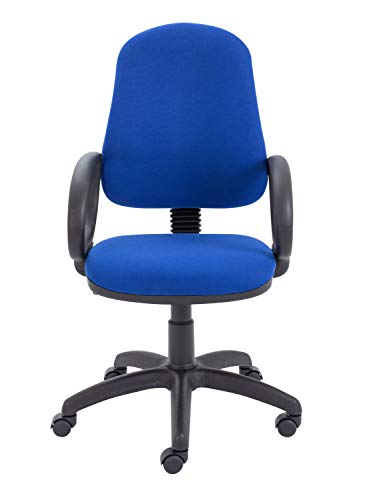 Office Hippo High Back Swivel Desk Chair, Ergonomic Home & Office Chair With Height Adjustable Seat & Backrest, Fixed Arms For Extra Comfort, Com