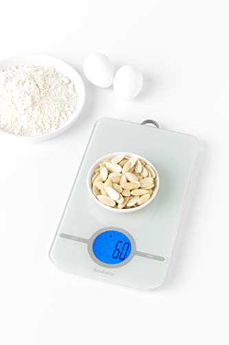 Brabantia 122668 Tasty+ Digital Kitchen Scales, Light Grey
