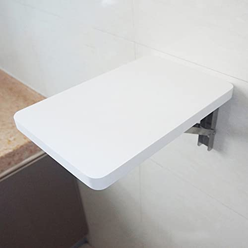 SKOAJAS Wall Table Folding for Kitchen, Breakfast Bar Table, Compact Small Space Dining Table Computer Desk Workstation Wall Mounted Drop Leaf De