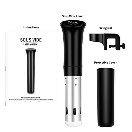 Sous Vide Machine, Sous Vide Cooker, Immersion Circulator Sous Vide, Precision Cooker Accurate Temperature and Time Control, Sous Vide Cookbook I