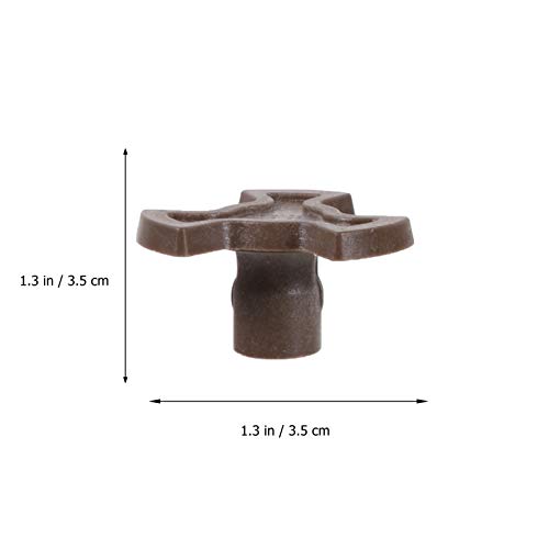 FRCOLOR 4PCS Microwave Turntable Coupler Replacement Microwave Oven Support Heat Resistance Microwave Ovens Mica Plates Repairing Part for Glass