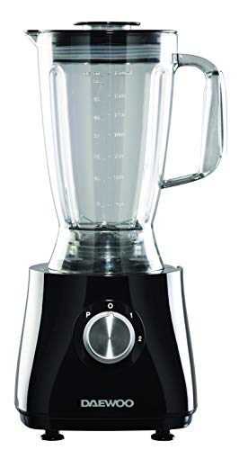 Daewoo SDA2100 750W Plastic Compact Food Processor with 2L Bowl and 1.8L Blender Jug, Stainless Steel Chopping Blades for Slicing and Grating, UK