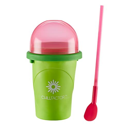 Character Options 07952 ChillFactor Watermelon Crush-Reusable, Homemade Squeeze Cup slushy Maker Kitchen Toys