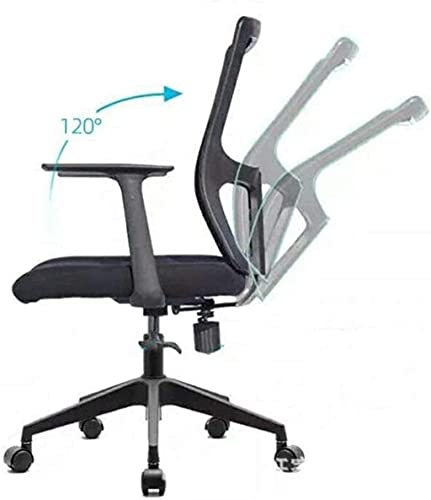 HJW Ergonomic Office Chair Conference Room Computer Chair Home Mesh Lifting Rotating Chair Office Chair Armchair,96X47X64Cm
