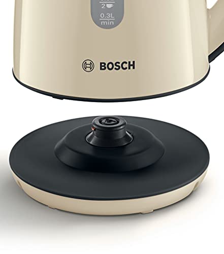 Bosch Country II TWK7507GB Cordless Kettle, 1.7 Litres, 3000 W - Cream
