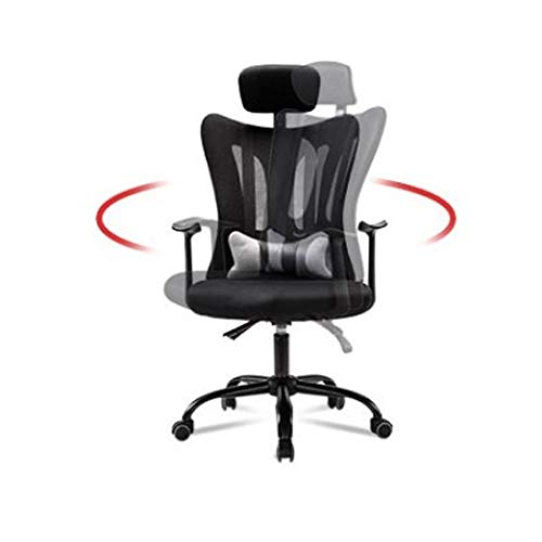 LXXSH Reclining Computer Chair Office Chair Mesh Rotating Chair Back Chair Stool Fashionable Simple Home