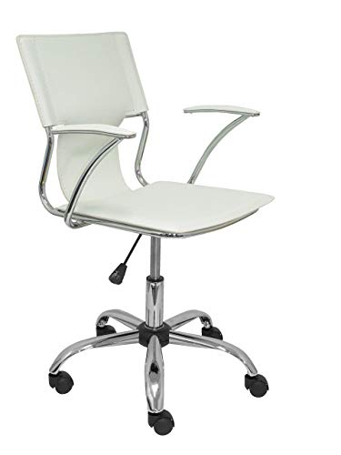 Piqueras and Crespo 214 – Ergonomic Office Chair with Fixed Arms, Adjustable Height and 360 Degree Rotating