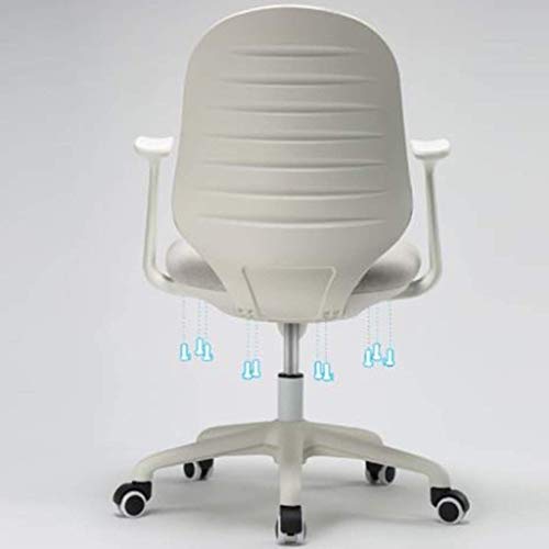 MMAXZ Chairs,Office-Chair Home Leisure Adjustable Swivel Gaming Desk-Chair Ergonomic Task Computer-Chair with Armrests(Color : Gray, Size : 85 *