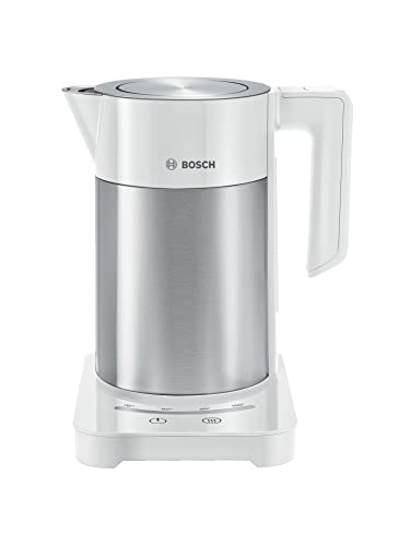 Bosch Sky TWK7203GB 7 Variable Temperature settings & KeepWarm function, Cordless Kettle, 1.7 Litres, Black/Silver