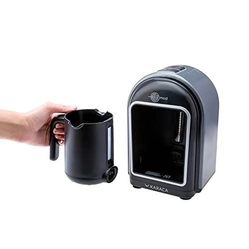 KARACA Hatir Mod Turkish Coffee Machine and Milk Steamer, Automatic One-Button Turkish Coffee Brewing Pot, Serve 5 Cups of Turkish Coffee at One-