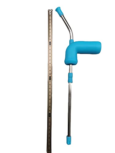 Beer Snorkel Blue, Beer Bottle Dispenser, Speed Drinking Similar to Beer Bong, 14inch Length