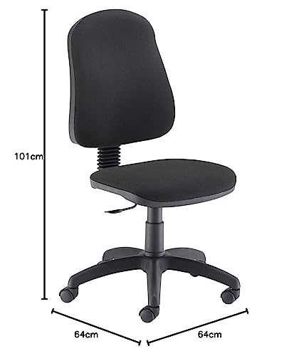 Office Hippo High Back Swivel Desk Chair, Ergonomic Home & Office Chair With Height Adjustable Seat & Backrest, Generous Seat For Extra Comfort,