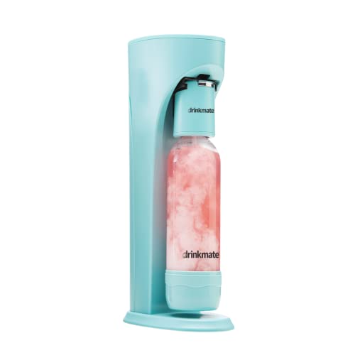 Drinkmate OmniFizz Sparkling Water and Soda Maker, Carbonates Any Drink, CO2 Cylinder Not Included, Classic White