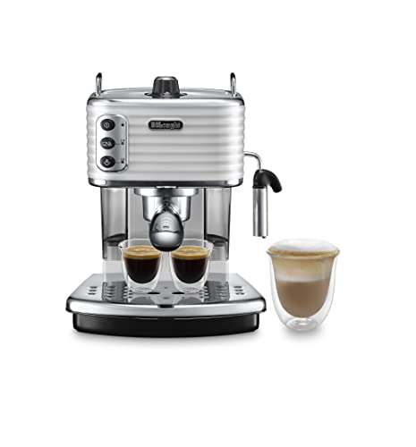 De'Longhi Scultura Traditional Barista Pump Espresso Machine, Coffee and Cappuccino Maker, ECZ351BG, Champagne