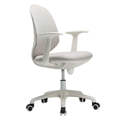 MU Breathable Mesh Executive Chair, Ergonomic Office Chair, Height-Adjustable, 360 ° Swivel Swivel Chair with 3D Thick Cushion, Suitable for Home