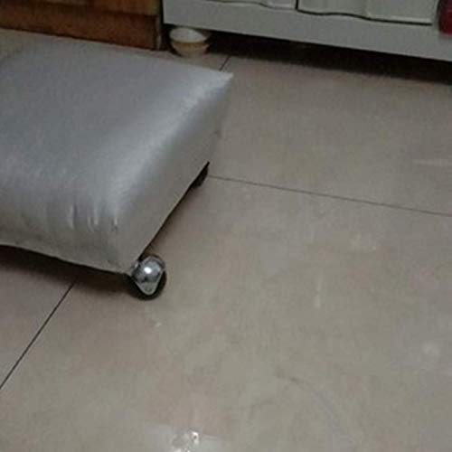 SKOAJAS Plate Casters Ball Caster Wheels Moving Caster Wheels,Swivel Wheels for Furniture,TPR Trolley Wheels,360 Degree Rotating Ball Castors wit