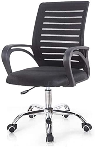 ZXFYHD Desk Chair,Office Chair Home Study Office Chairs, Ergonomic Mesh High Back With Armrest Seat Lumbar Support Black Desk Chair