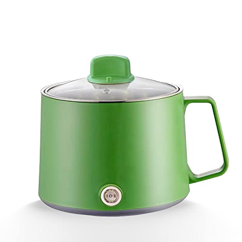 FARONG Electric Hot Pot, Mini Electric Cooker 1.7L Noodles Pot Multi-Functional Electric Cooker for Soup Porridge Dumplings Eggs Pasta Steam with