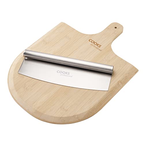 Electric Pizza Oven Energy Efficient with Stone Base 1200w Glass Window 12 inch 31cm with Pizza Paddles 2 Year Warranty by Cooks Professional (Pi