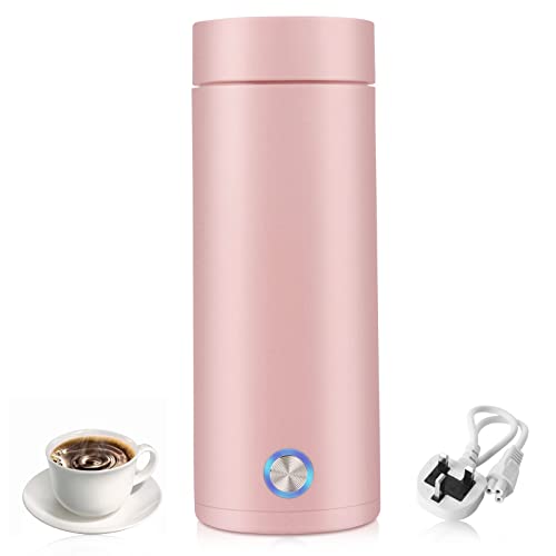 IWILCS Portable Travel Electric Kettle, 400ML Mini Electric Kettle Travel Kettle, 3 in 1 Portable Kettle, Automatic Shut off, Travel Tea Kettle f