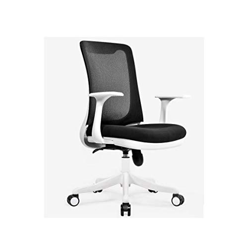 n/a Mid Back Black Mesh Swivel Ergonomic Task Office Chair with Adjustable Lumbar Support and Armrest