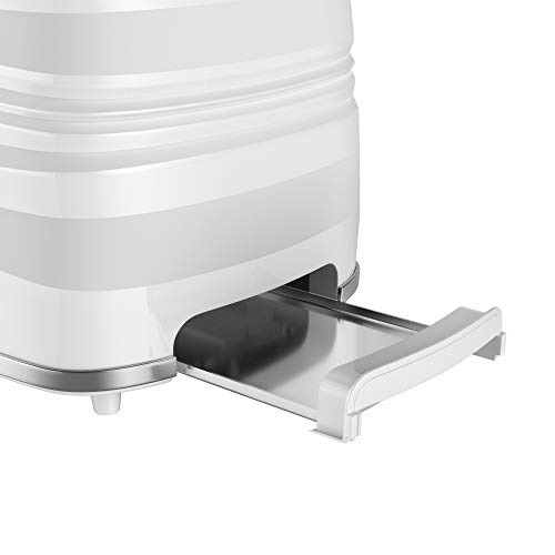 Swan ST31050WN, 2 Slice Symphony Toaster, High Gloss and Matt Finish, 930 Watt, White, Plastic