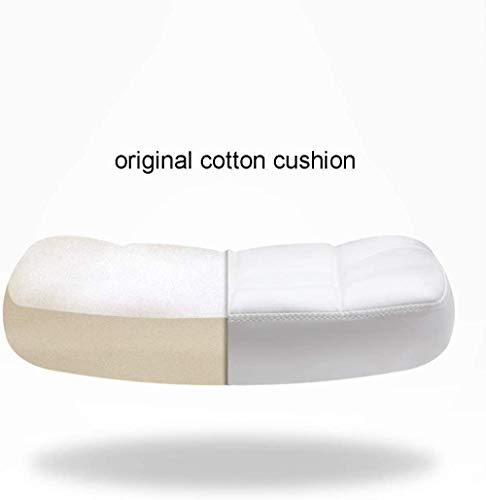 XJWWW-URG Office Work Chair, Leather Bow Back Office Chair, Leather Chair for Office and Home URG