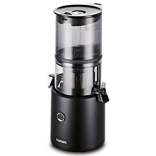 HUROM H-300 Cold Extractor Extractors Fruit and Vegetables, Multi-Screw Technology Filter + Screw with Automatic Reversal, 90% Juice Yield, Easy
