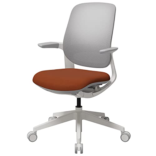 SIDIZ T25 Small Ergonomic Office Chair : Home Office Desk Chair for Petite Adults (4' 9" or Over), Adjustable Seat Height, Weight-Activated Auto