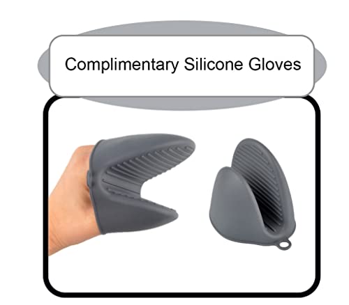 Ninja Air Fryer Silicone Liners - Thicker More Durable 180g in Spacious Rectangle, Slatted Bottom for Even Heating, Separates Grease, Reusable, D