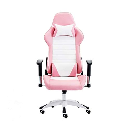 LZQDM Racing Style High Back Ergonomic Office Chair Executive Swivel Computer Desk Chair Height Adjustable Task Chair Reclining with Lumbar Suppo