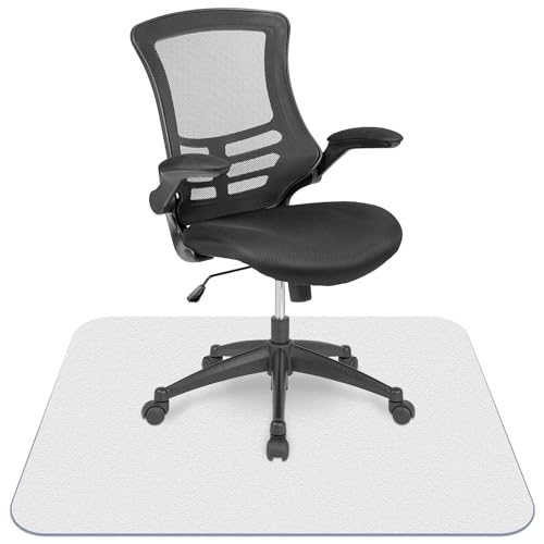 Office Transparent Chair Cushion, Hard Floor Wood Floor use, Rectangular, Straight Edge, to Protect Hard Floors in Homes and Offices 36 x 48 inch