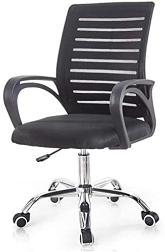 ZXFYHD Desk Chair,Office Chair Ergonomic Mesh Office Chairs, Adjustable Back Support Swivel With Armrests Home Gaming Black Backrest Seat