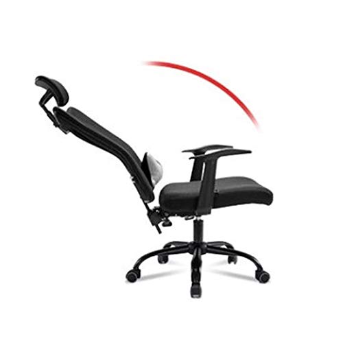 LXXSH Reclining Computer Chair Office Chair Mesh Rotating Chair Back Chair Stool Fashionable Simple Home