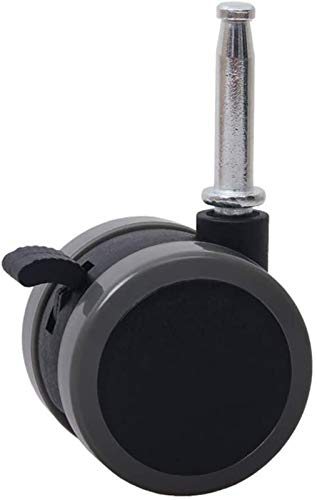 GTYT 4X Caster Wheel, Furniture Casters With Brake,M8x38mm Installation Stem,Load 120kg,for Furniture Table And Chair, 2Inch Swivel Castor