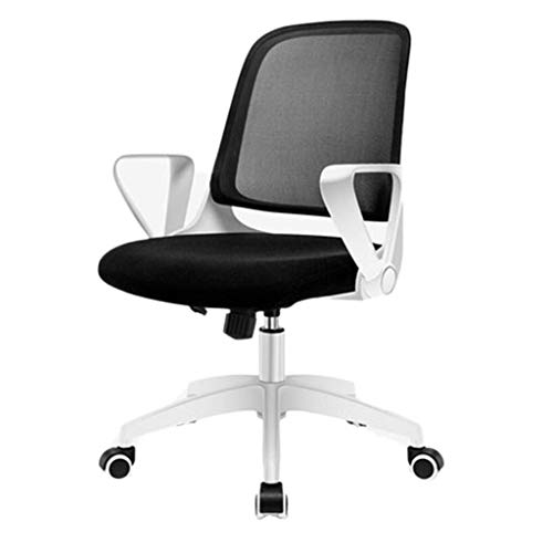 n/a Chair-Extra Large Mid Back Breathable Mesh Office Desk Computer Desk Chair with Lumbar Support Black(Color : Black,Size: 96 * 58cm)