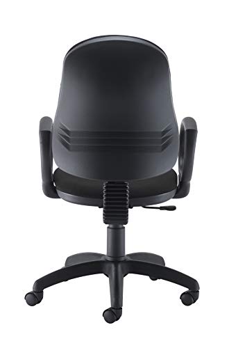 Office Hippo High Back Swivel Desk Chair, Ergonomic Home & Office Chair With Height Adjustable Seat & Backrest, Fixed Arms For Extra Comfort, Com