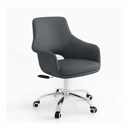 WALNUT Adjustable Office Desk Chair with Casters Swivel Chair Learning Chair Writing Office Chair Game Chair Lift Chair (Color : Gray)