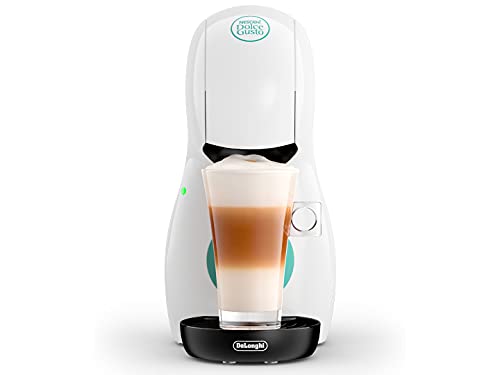 DeLonghi Nescafé Dolce Gusto Piccolo XS Pod Capsule Coffee Machine, Espresso, Cappuccino and more, EDG210.W, 0.8 liters, White & Green