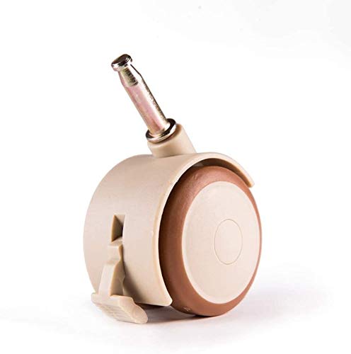 GTYT Mute Swivel Caster Wheels For Cribs,4x Moving Caster Wheels, Trolley Transport Castors, Furniture Castor With Brakes, For Beds And Furniture