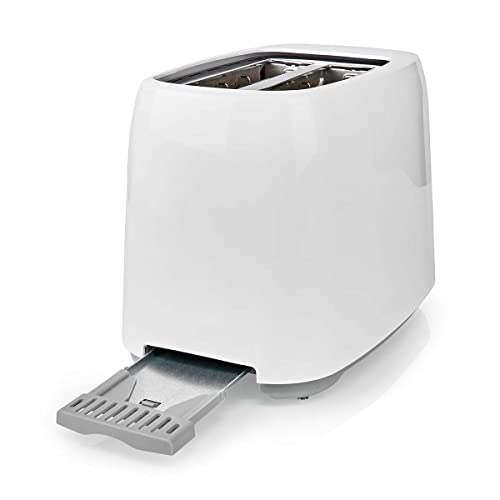 Ex-Pro 2 Slice Toaster, Extra-Wide Slot with Bun Warming Rack, with 7 Variable Browning Settings, Defrost, Reheat and Cancel Functions, Removable