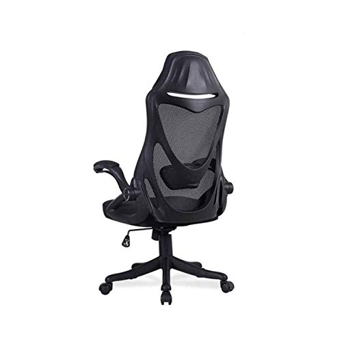 KJHD Ergonomic Office Desk Chair with Adjustable Armrest, Lumbar Support, Headrest and Breathable Skin Friendly Mesh (Color : Black)