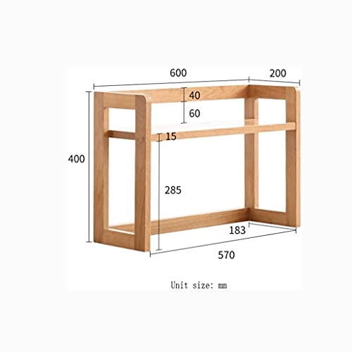 NXYJD Bookshelf, Standing Bookcase Small Space Book Shelves Rack for Living Room, Home, Office Compact Storage Organizer