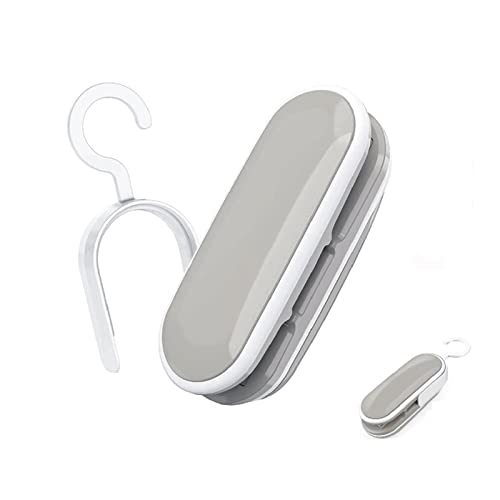 DHinkyoung Bag Sealer with Hook, 2 in 1 Heat Vacuum Sealer Portable Bag Resealer Machine for Cookie Bag Chip Bag Pet Food Bag Kitchen Camping Tra